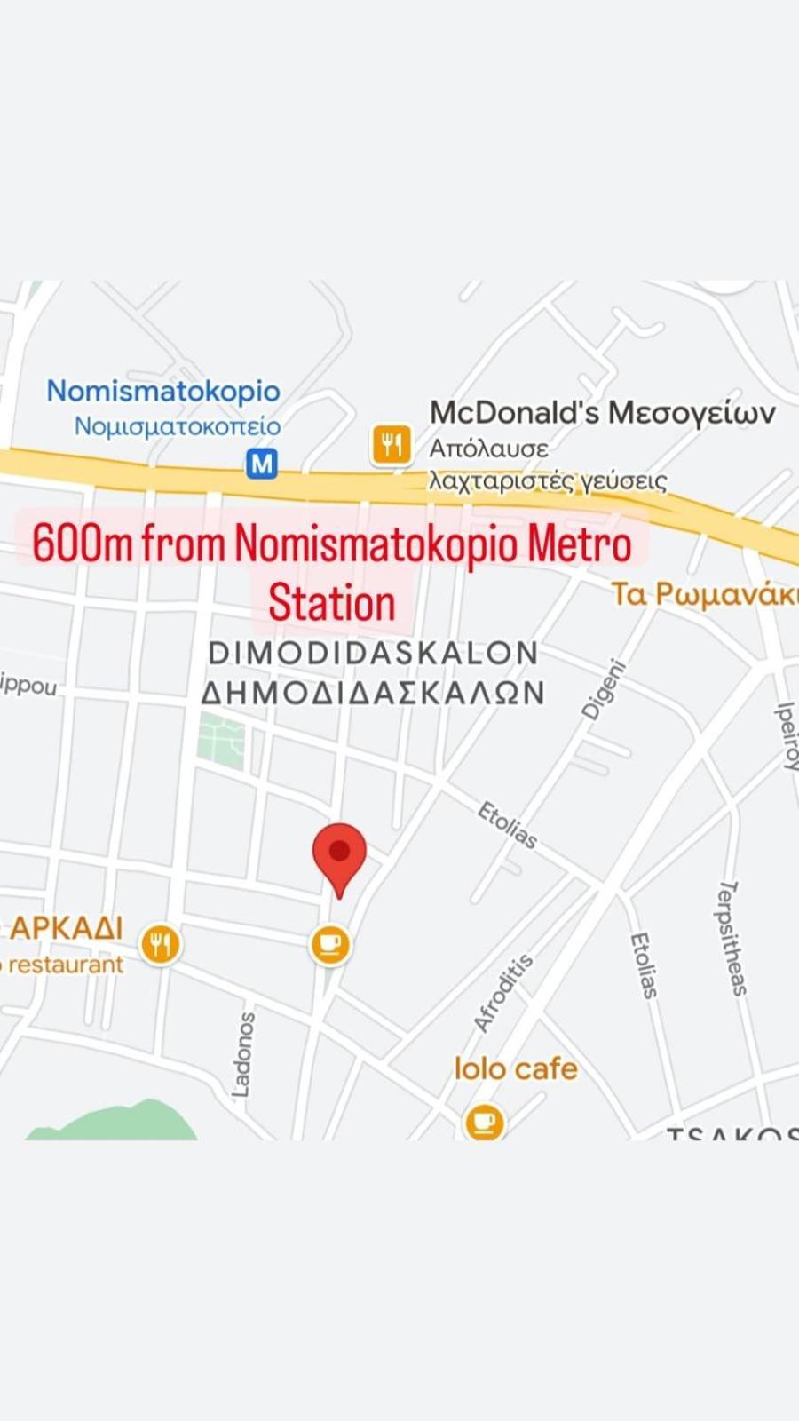 Lysandros Apartments In Athens, Near The Metro Ngoại thất bức ảnh